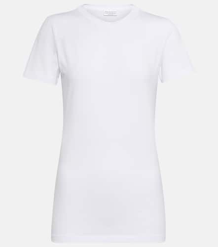 Cotton-blend T-shirt - Brunello Cucinelli - Modalova