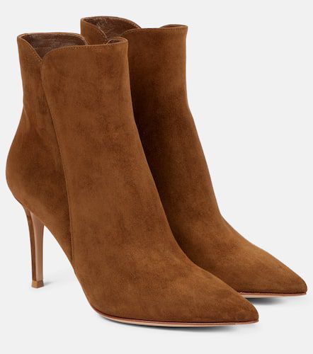 Ankle Boots Levy 85 aus Veloursleder - Gianvito Rossi - Modalova