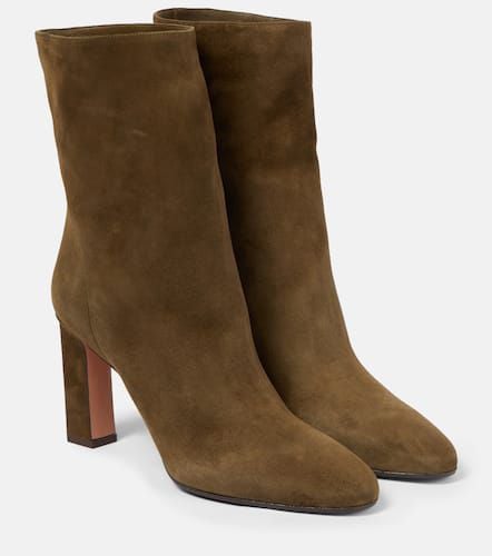 Ankle Boots Manzoni aus Veloursleder - Aquazzura - Modalova