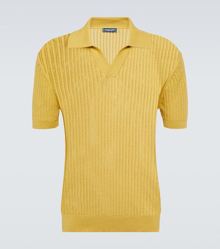 Ribbed-knit cotton polo shirt - Frescobol Carioca - Modalova