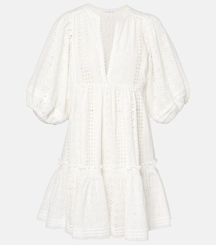 Aria broderie anglaise cotton minidress - Poupette St Barth - Modalova