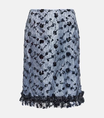 Ganni Sequined lace midi skirt - Ganni - Modalova