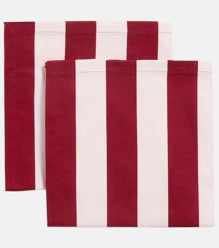 Set di 2 tovaglioli in lino a righe - La DoubleJ - Modalova