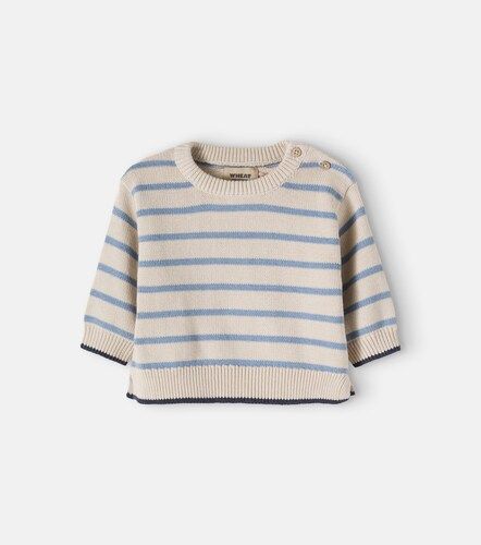 Baby - Pullover Morgan in cotone a righe - Wheat - Modalova