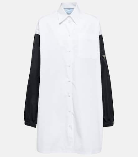 Prada Poplin and gabardine shirt - Prada - Modalova