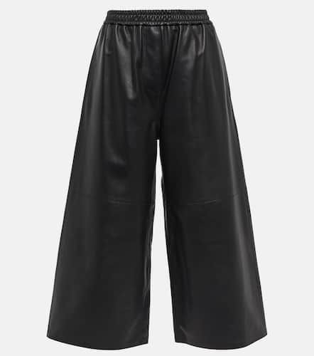 Loewe Cropped-Hose aus Leder - Loewe - Modalova