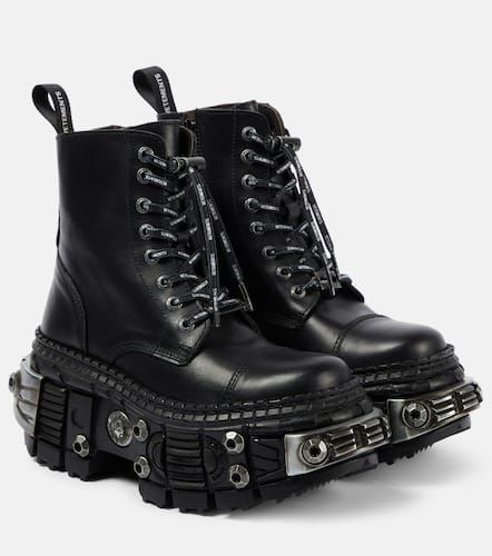 Destroyer leather combat boots - Vetements - Modalova