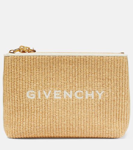 Givenchy Logo raffia clutch - Givenchy - Modalova