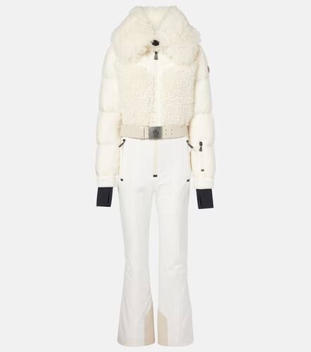 Faux fur-trimmed ski suit - Moncler Grenoble - Modalova