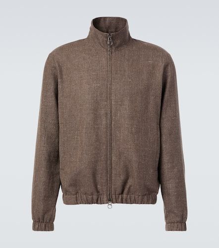 Chaqueta bomber de lino y lana - Loro Piana - Modalova