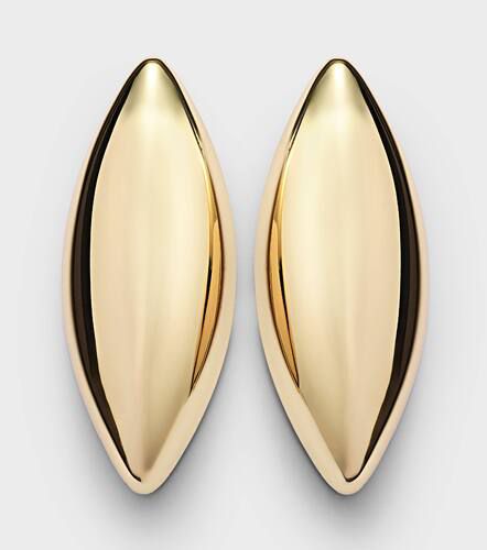 Pendientes Puffy Dagger chapados en oro - Jennifer Fisher - Modalova