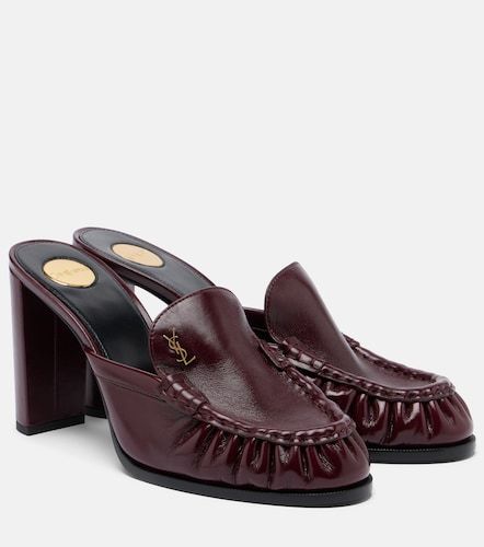 Le Loafer Cassandre leather mules - Saint Laurent - Modalova