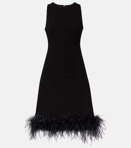 Vestido midi Semito con plumas - Max Mara - Modalova