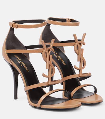 Cassandra 100 leather sandals - Saint Laurent - Modalova