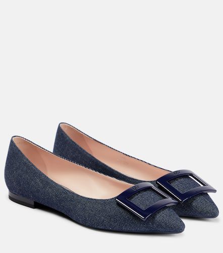 Ballerinas Gommettine Ball aus Denim - Roger Vivier - Modalova