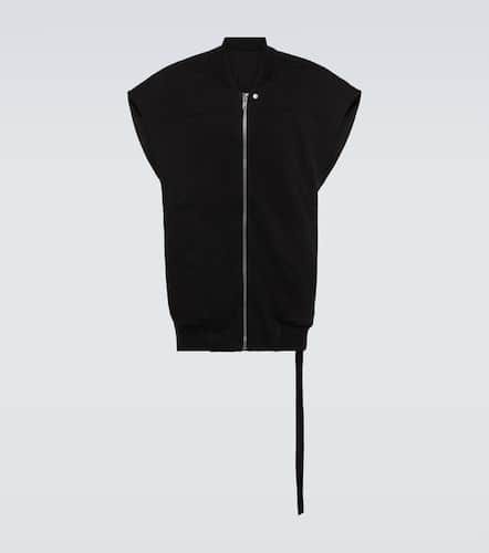 Chaleco oversized de jersey de algodón - DRKSHDW by Rick Owens - Modalova