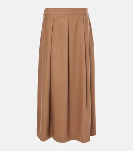 Falda midi plisada Caterina de lana - 'S Max Mara - Modalova