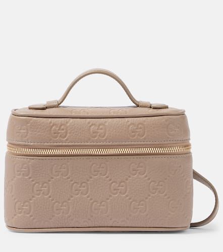 Bolso neceser GG Emblem Super Mini - Gucci - Modalova