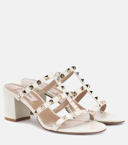 Sandalen Rockstud 60 aus Leder - Valentino Garavani - Modalova