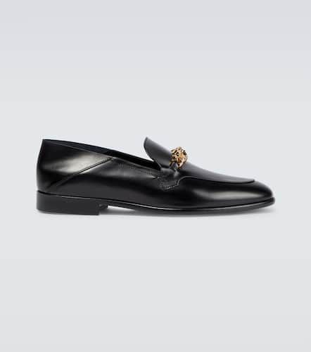 Medusa Chain leather loafers - Versace - Modalova