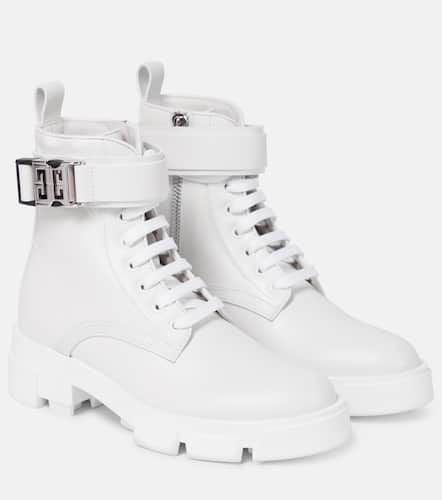 Botas de combate Terra de piel - Givenchy - Modalova