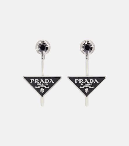 Prada Symbole silver earrings - Prada - Modalova
