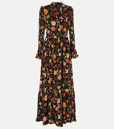 Visconti floral silk crêpe de chine maxi dress - La DoubleJ - Modalova