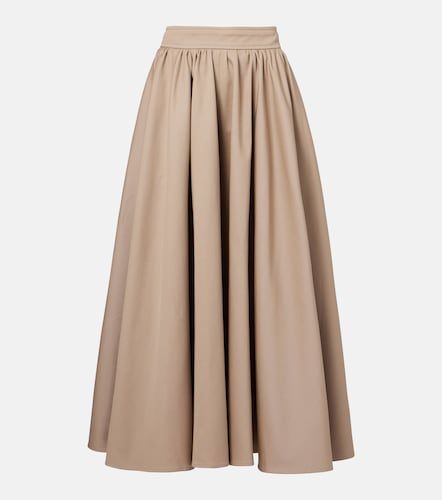 Gonna midi in gabardine di cotone - Patou - Modalova