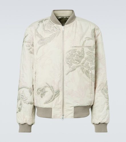 Embroidered cotton bomber jacket - Dries Van Noten - Modalova