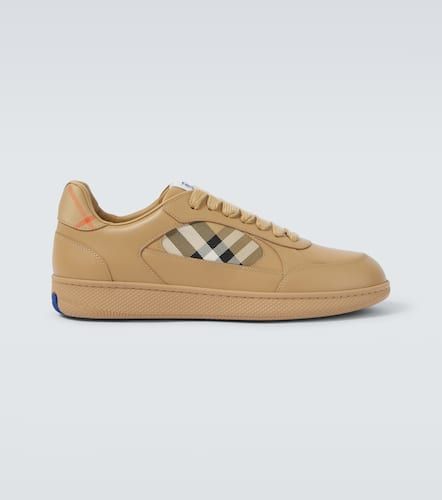Sneakers Check in pelle - Burberry - Modalova