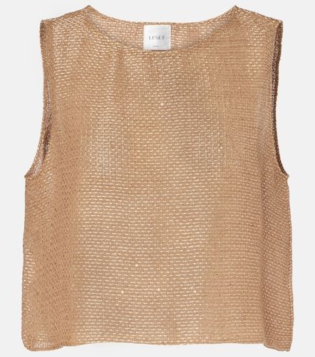 Leset Stella sequined crop top - Leset - Modalova