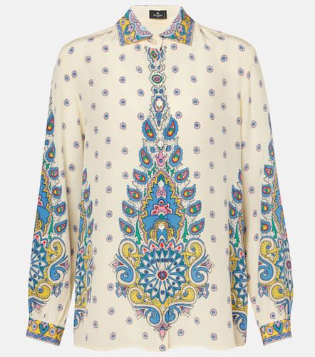 Etro Camisa de seda estampada - Etro - Modalova