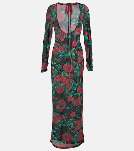 Selene floral mesh maxi dress - Alexandra Miro - Modalova