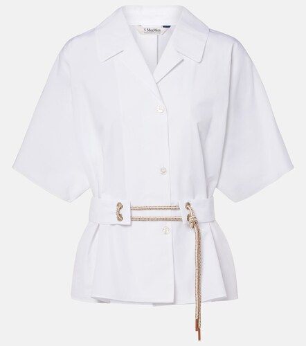 Camicia Carisma in popeline di cotone con cintura - 'S Max Mara - Modalova