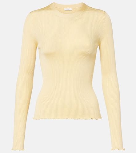 Alaia RIbbed-knit silk-blend top - Alaia - Modalova