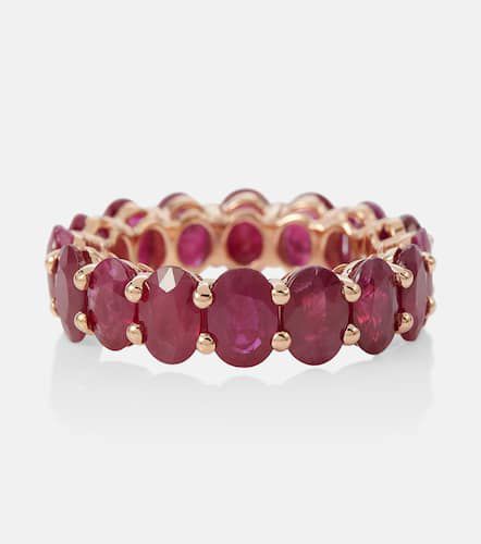 Kt gold eternity ring with rubies - Shay Jewelry - Modalova