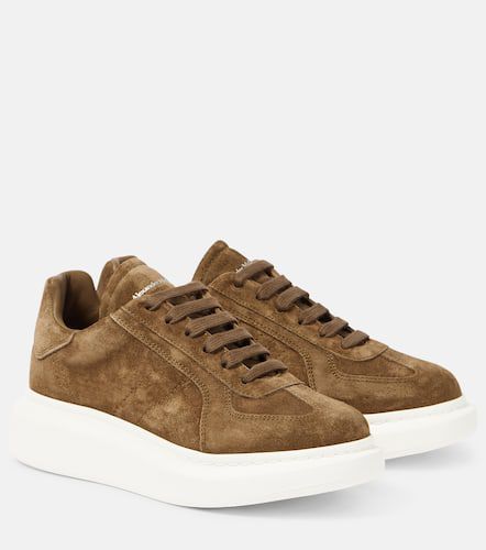 Sneakers in suede con platform - Alexander McQueen - Modalova