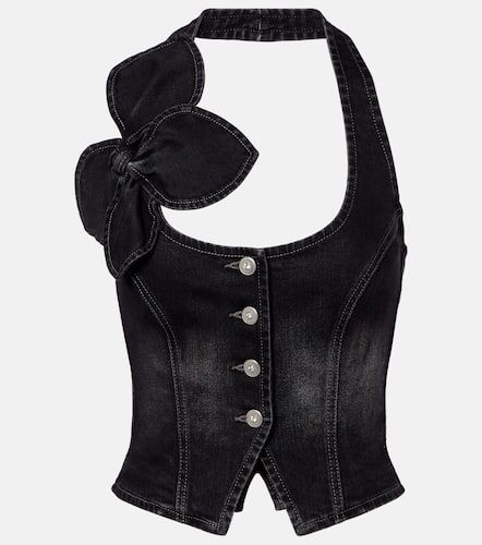 Area Top en denim - Area - Modalova