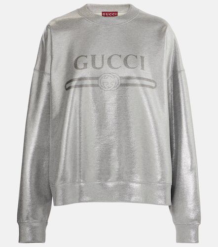 Sudadera en jersey de algodón con logo - Gucci - Modalova