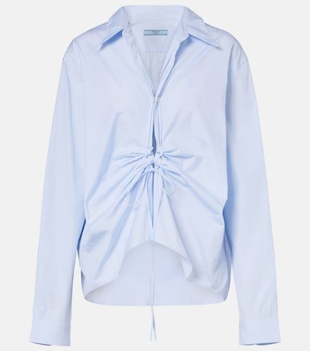 Prada Camisa de algodón fruncida - Prada - Modalova