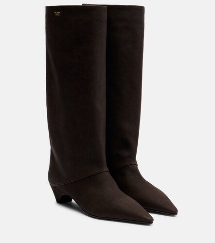 Prada Leather knee-high boots - Prada - Modalova
