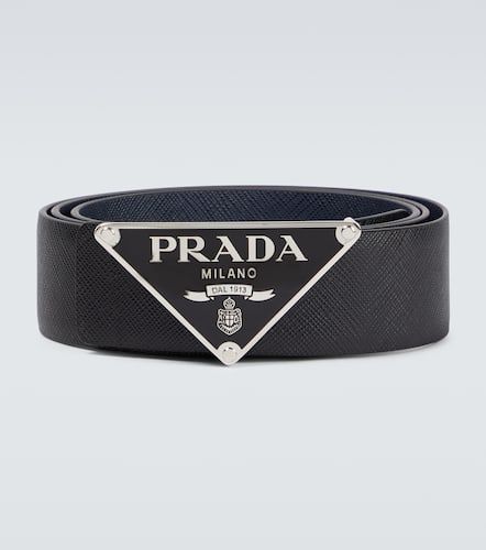 Prada Logo buckle leather belt - Prada - Modalova