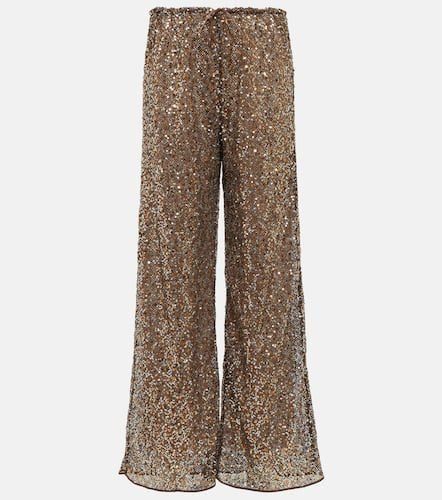 Oséree Netquins sequined wide-leg pants - Oseree - Modalova