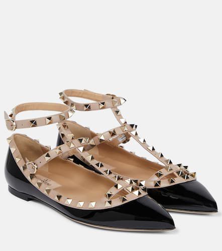 Bailarinas Rockstud de piel - Valentino Garavani - Modalova