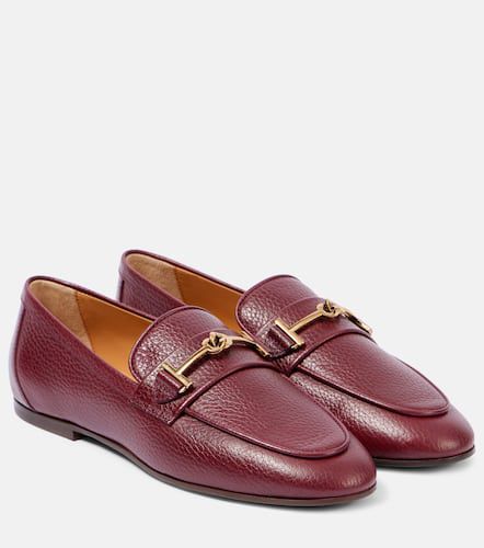 Tod's T Ring leather loafers - Tod's - Modalova