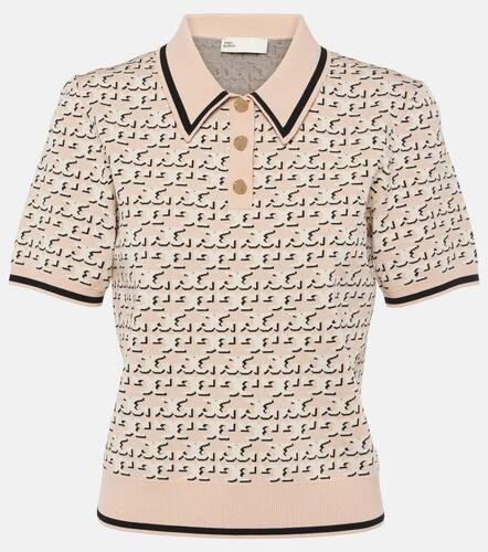 Polo con logo en jacquard - Tory Burch - Modalova