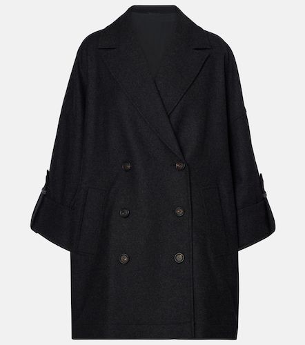 Oversized wool coat - Brunello Cucinelli - Modalova