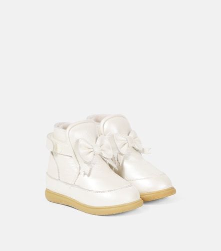 Bebé - botas Cemilla de piel con lazo - Donsje - Modalova