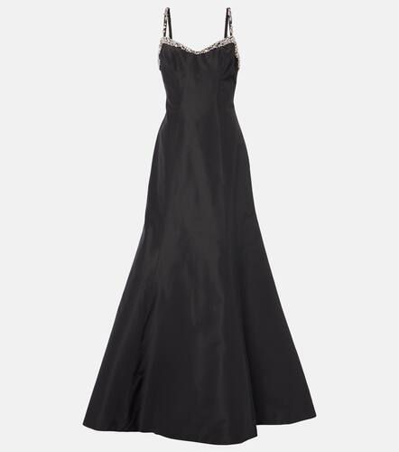 Tumpet embellished silk gown - Monique Lhuillier - Modalova