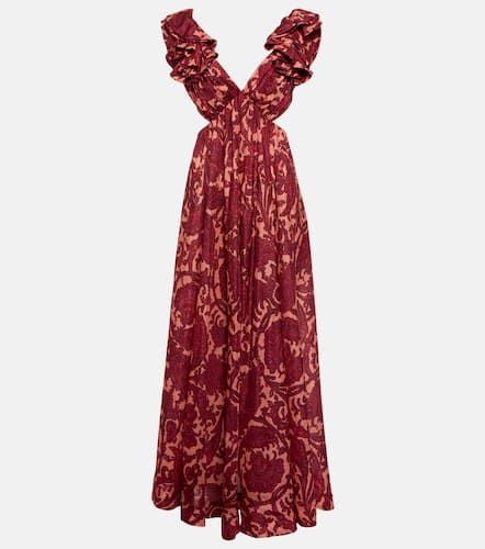 Tiggy printed cutout silk maxi dress - Zimmermann - Modalova